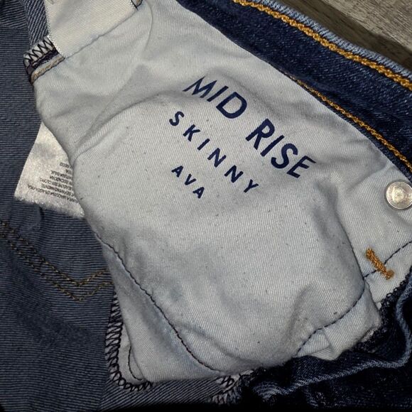 Lucky Brand Mid-Rise Ava Skinny Ankle Jeans Size 00 - Picture 7 of 15